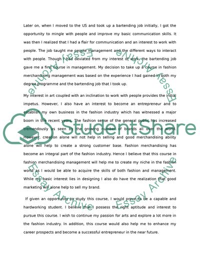 fashion institute of technology admissions essay