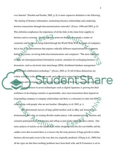 literature review on students shopping online