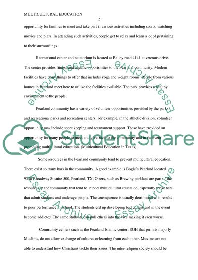 multicultural education essay introduction