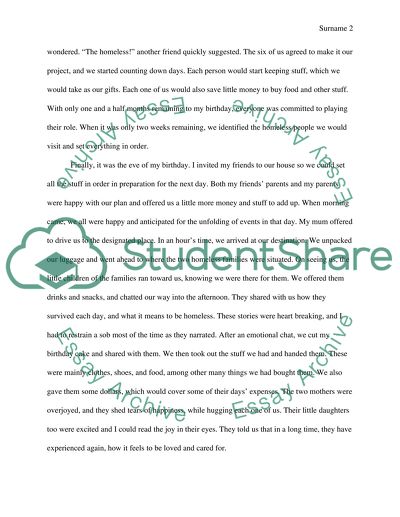 memorable moments with family essay