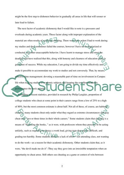 essay about being responsible student