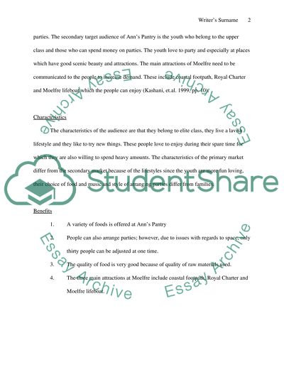 Marketing And Communications Plan Template from studentshare.org