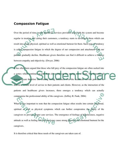 essay about compassion