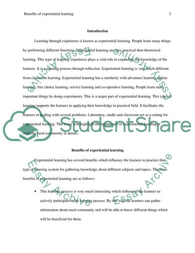 love of learning essay