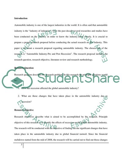 mba dissertation proposal example