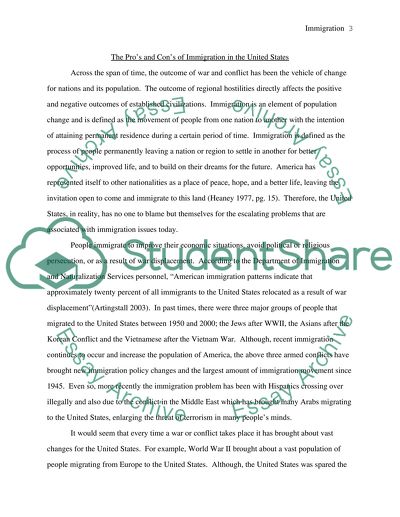 higher history us immigration essay