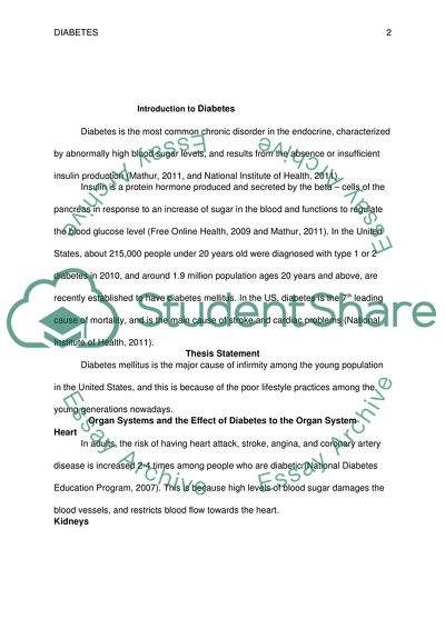 Реферат: Type 2 Diabetes Essay Research Paper There