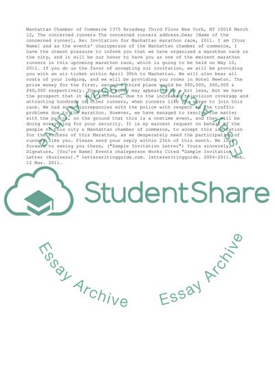 Letter Of Assignment Sample from studentshare.org