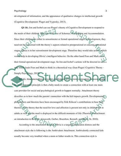 Реферат: Developmental Psychology Essay Research Paper There are
