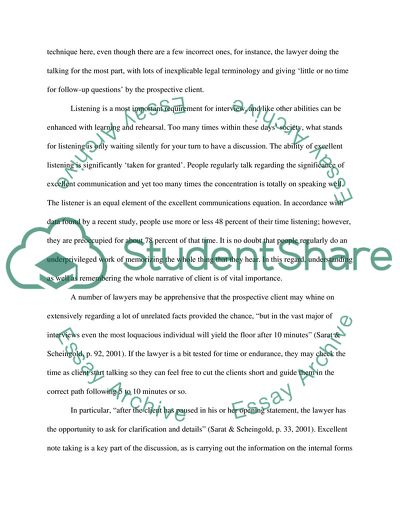 interview essay examples free