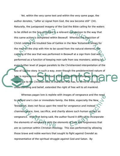 Beowulf Essay Example Topics And Well Written Essays 750 Words 1