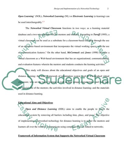 distance education essay in english