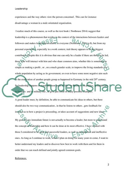 best college essays about leadership