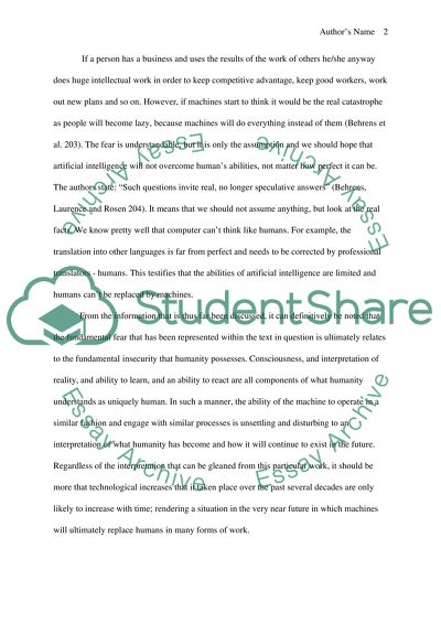 conclusion about intelligence essay