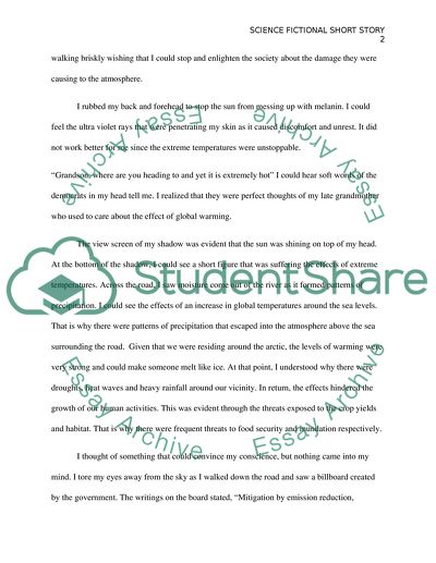 essay about global warming by student
