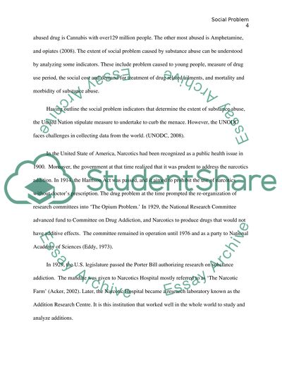 social problems research paper