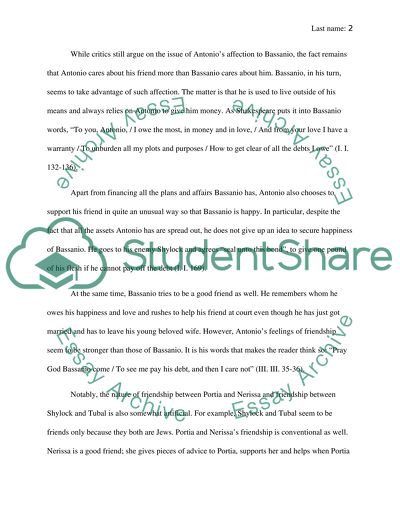 love for friends essay