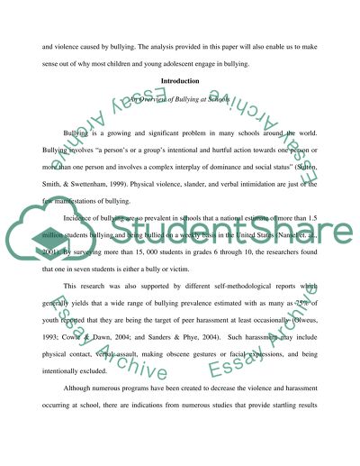 Bullying Essay: Popular Topics and Useful Samples