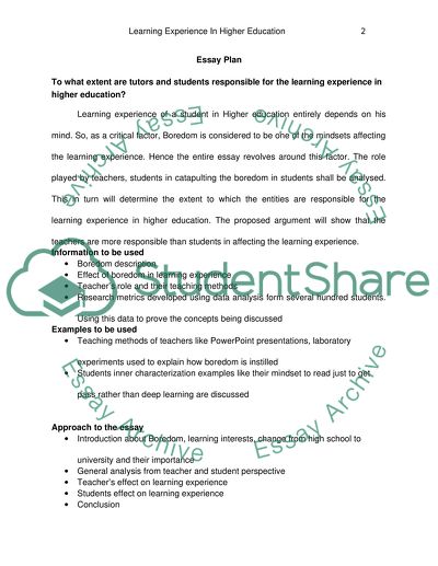 what is the purpose of higher education essay