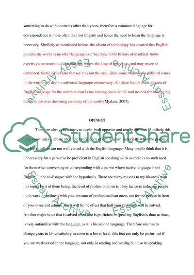language barrier essay introduction