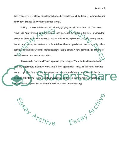 essay compare and contrast two friends