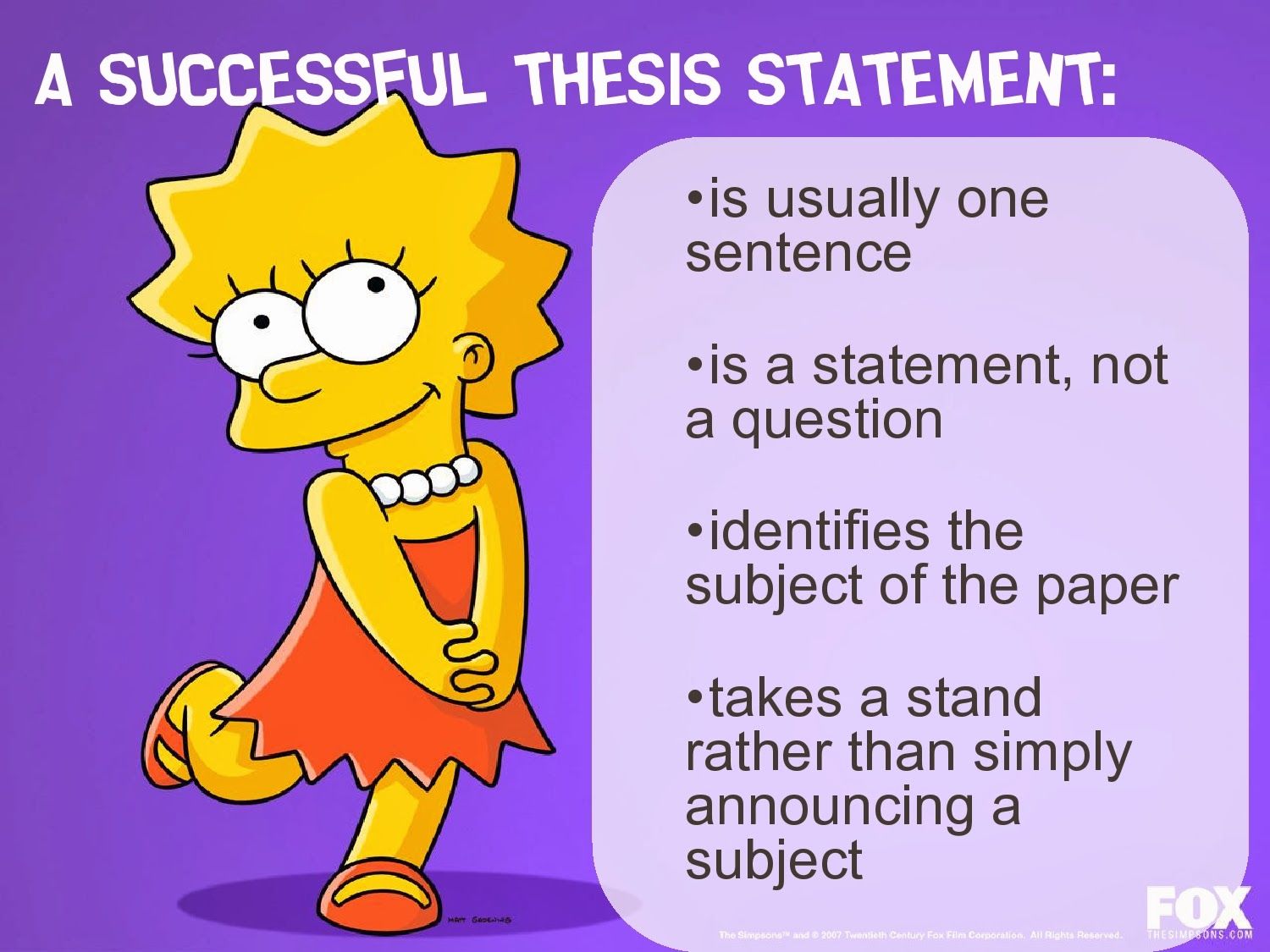 thesis statement illustration